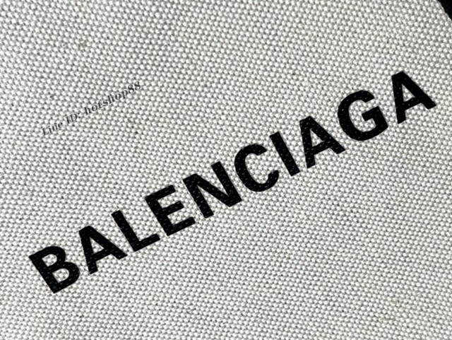 Balenciaga專櫃爆款小號手提購物袋 巴黎世家經典款棉質帆布包 fyj1542